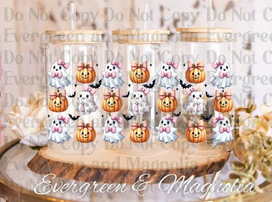 Cute halloween bundle 8 Ghost, bow, pumpkin