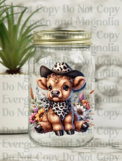 Cute Western Cow Decal Bundle