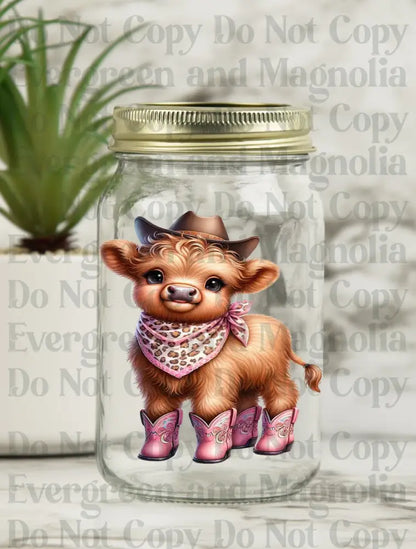 Cute Western Cow Decal Bundle