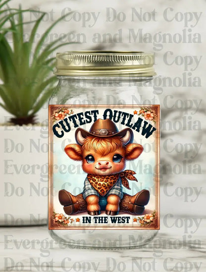 Cute Western Cow Decal Bundle