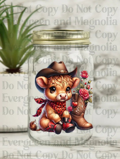 Cute Western Cow Decal Bundle