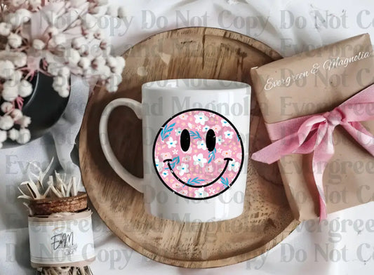 DIstressed Smiley 13 Decal