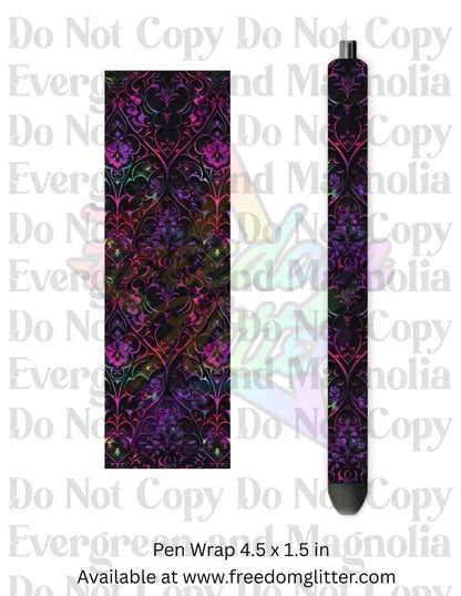 Dark Damask 2 (Printed Vinyl)