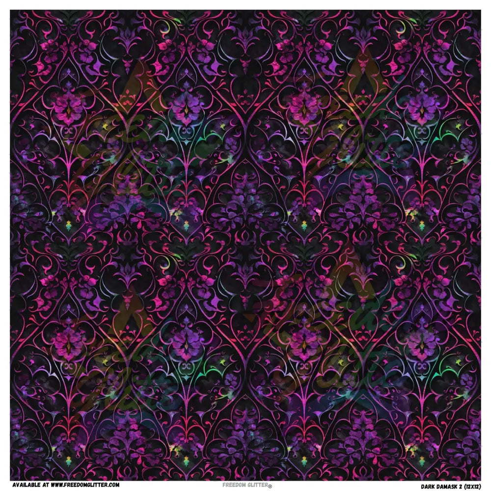Dark Damask 2 (Printed Vinyl)