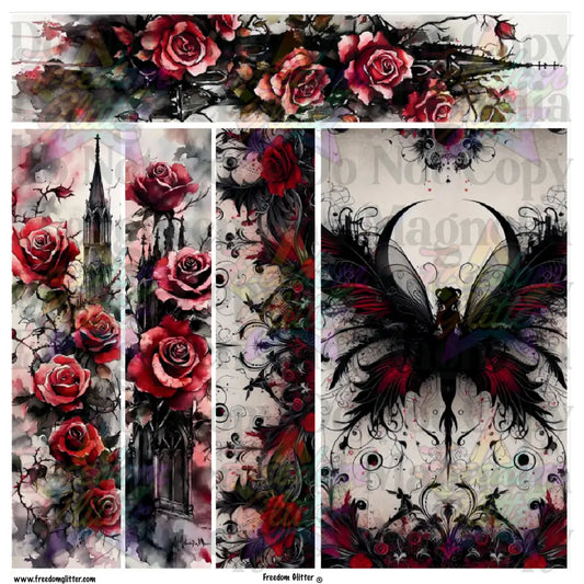 Mixed Image Sheet - Dark Fairy 1 (Printed Vinyl)
