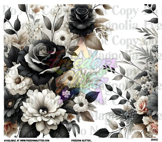 Dark Floral Wrap (Printed Vinyl)