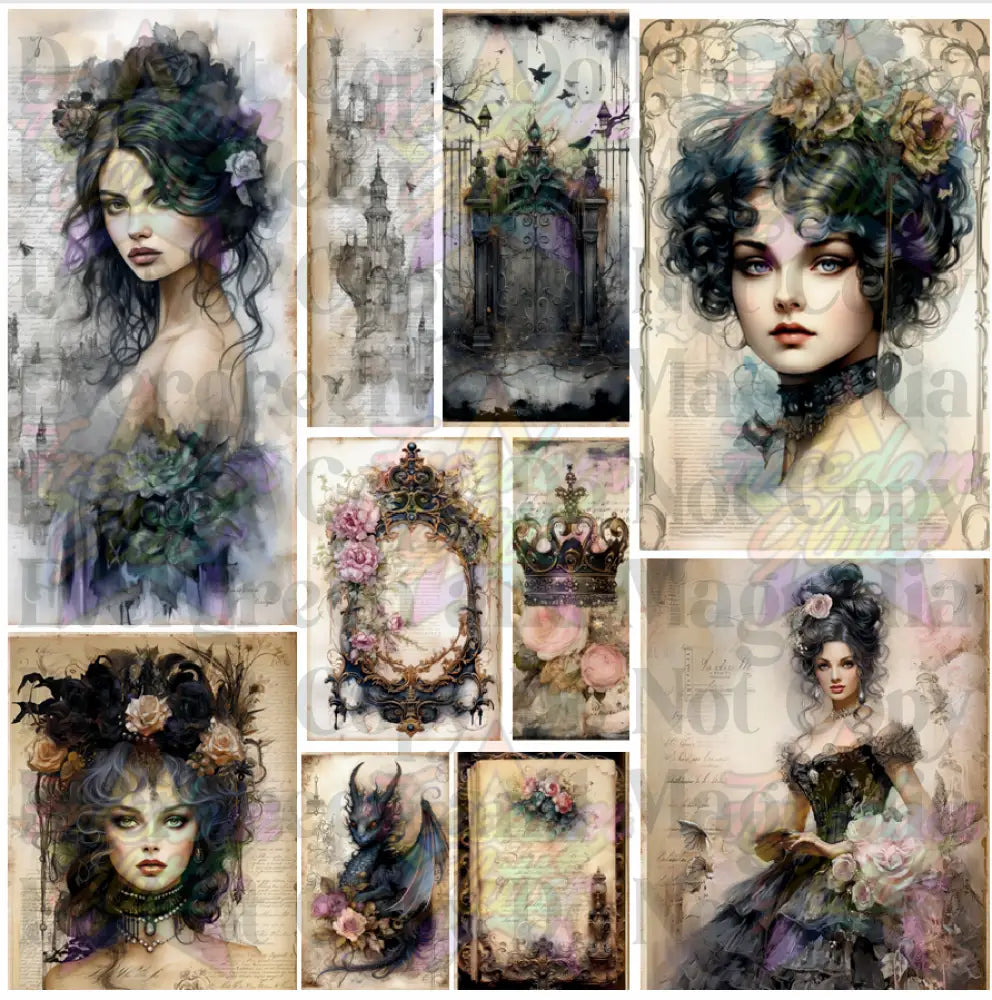 Mixed Image Sheet - Dark Princess (Printed Vinyl)