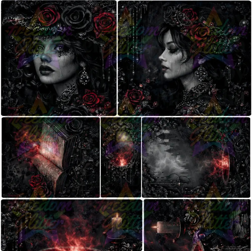 Mixed Image Sheet - Dark Witch (Printed Vinyl)