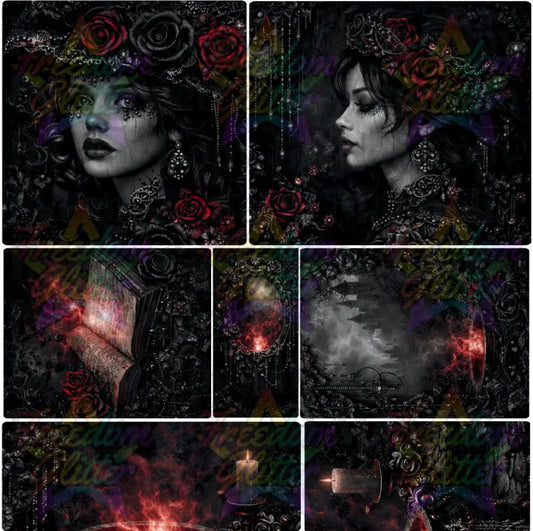 Mixed Image Sheet - Dark Witch (Printed Vinyl)