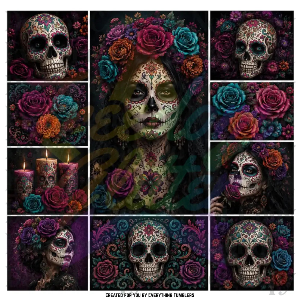 Dia de Los Muertos 4 (Printed Vinyl)
