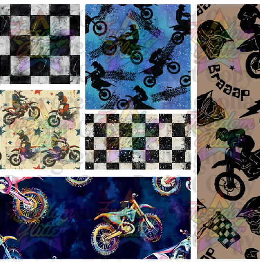 Mixed Image Sheet - Dirt Bike 1 (Printed Vinyl)