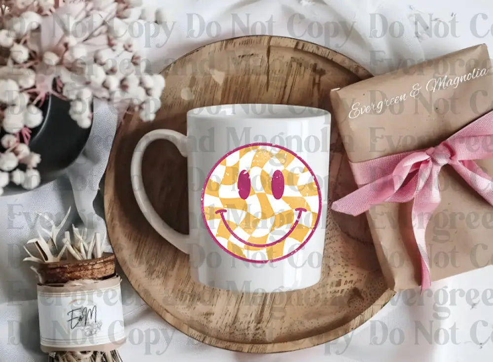 Distressed Smiley 16 Decal