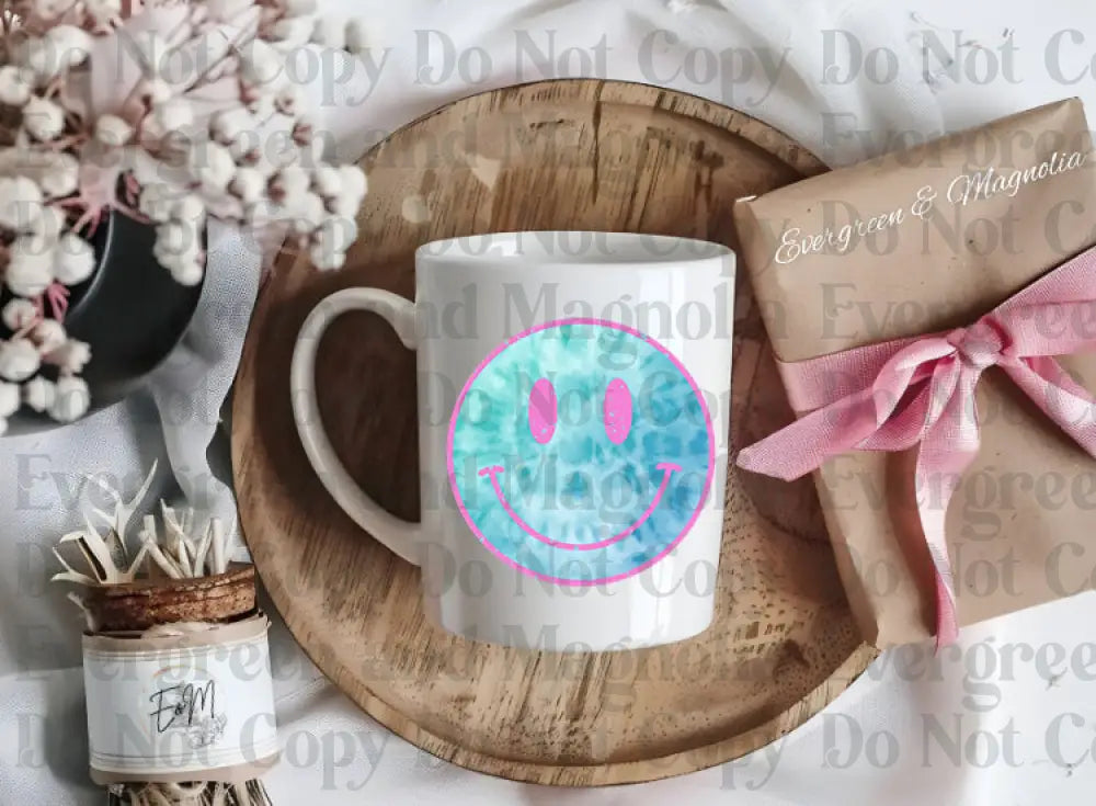 Distressed Smiley 5 Decal