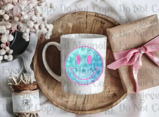 Distressed Smiley 5 Decal