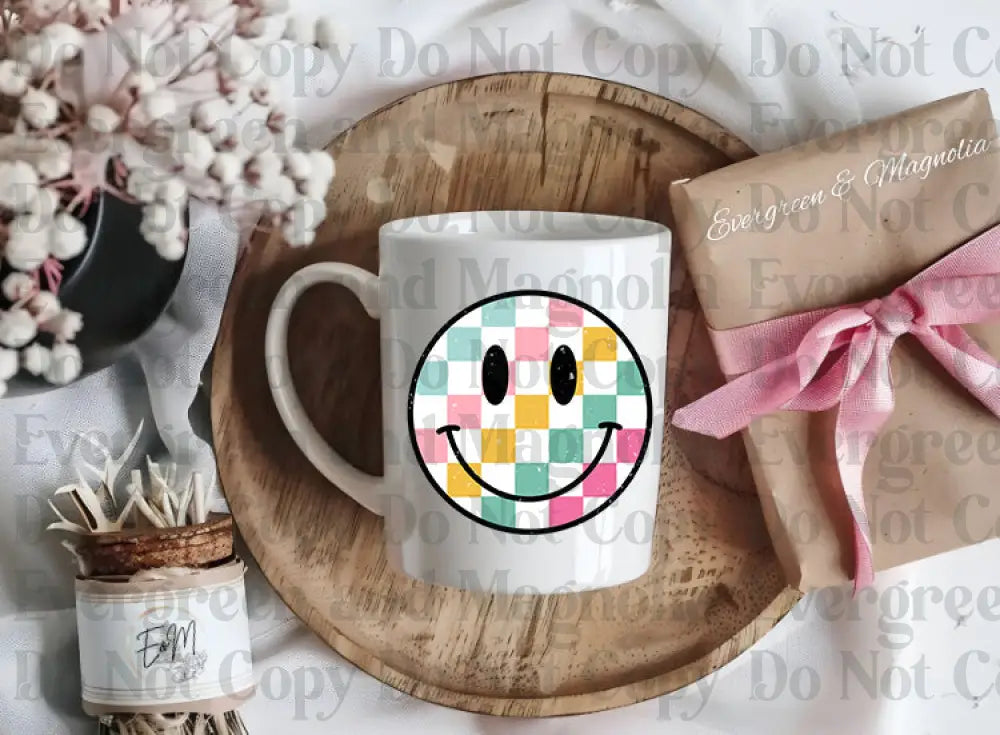 Distressed Smiley 8 Decal
