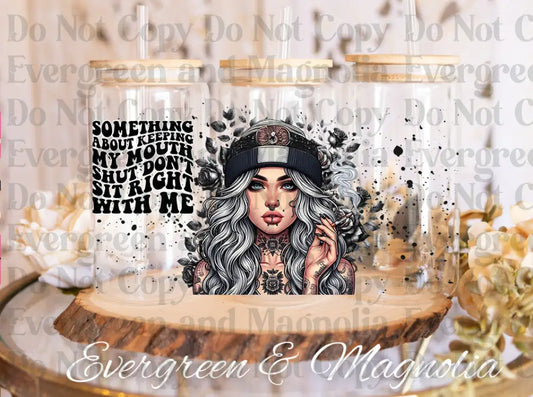 Don’t sit right with me UV DTF print