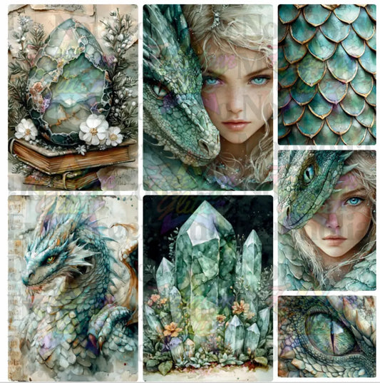 Mixed Image Sheet - Dragon Queen (Printed Vinyl)