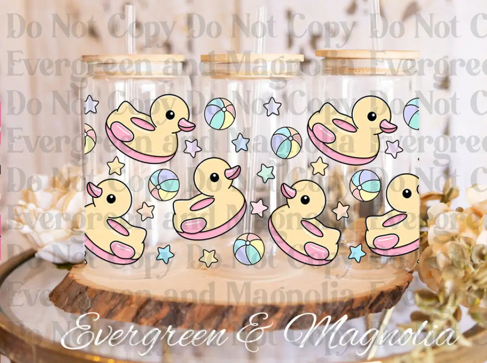 DuckFloaties UV DTF print