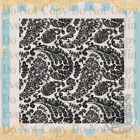 Floral paisley