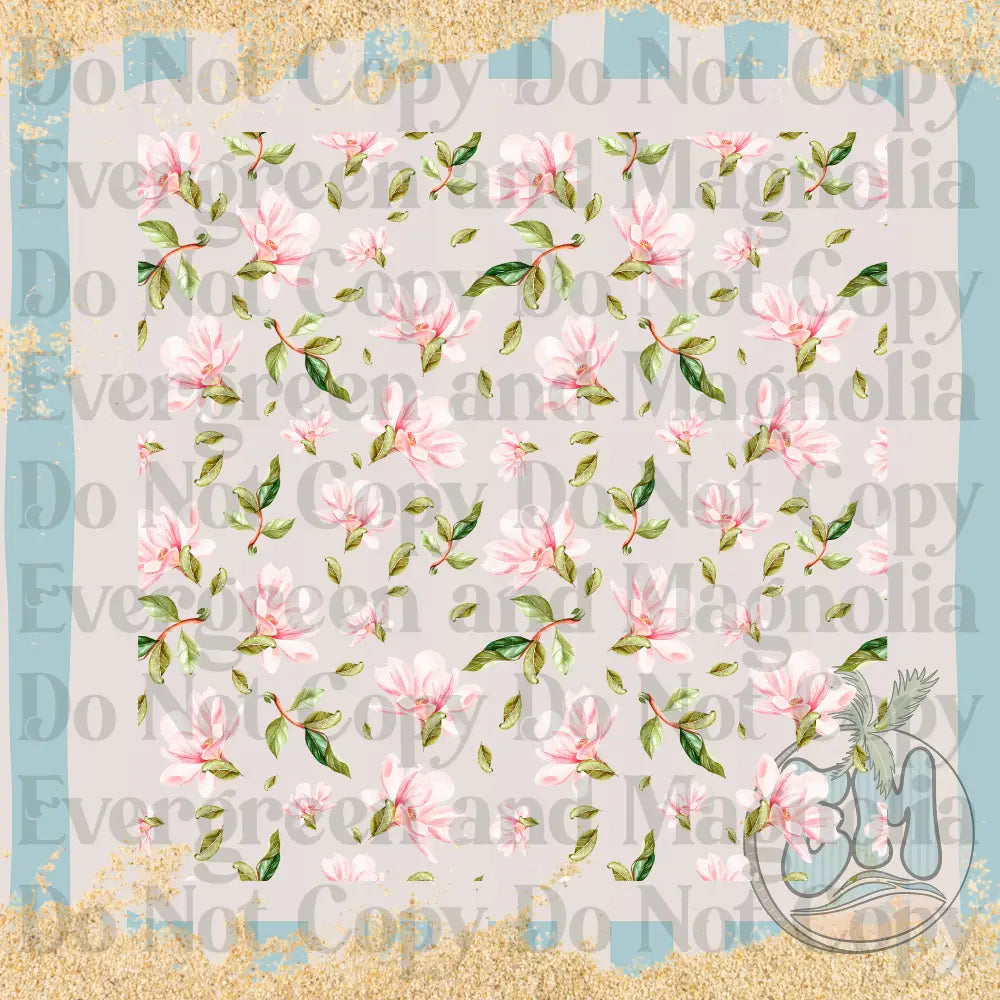 Baby pink floral