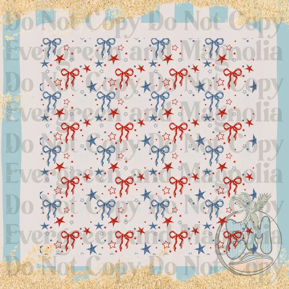 America bows and stars