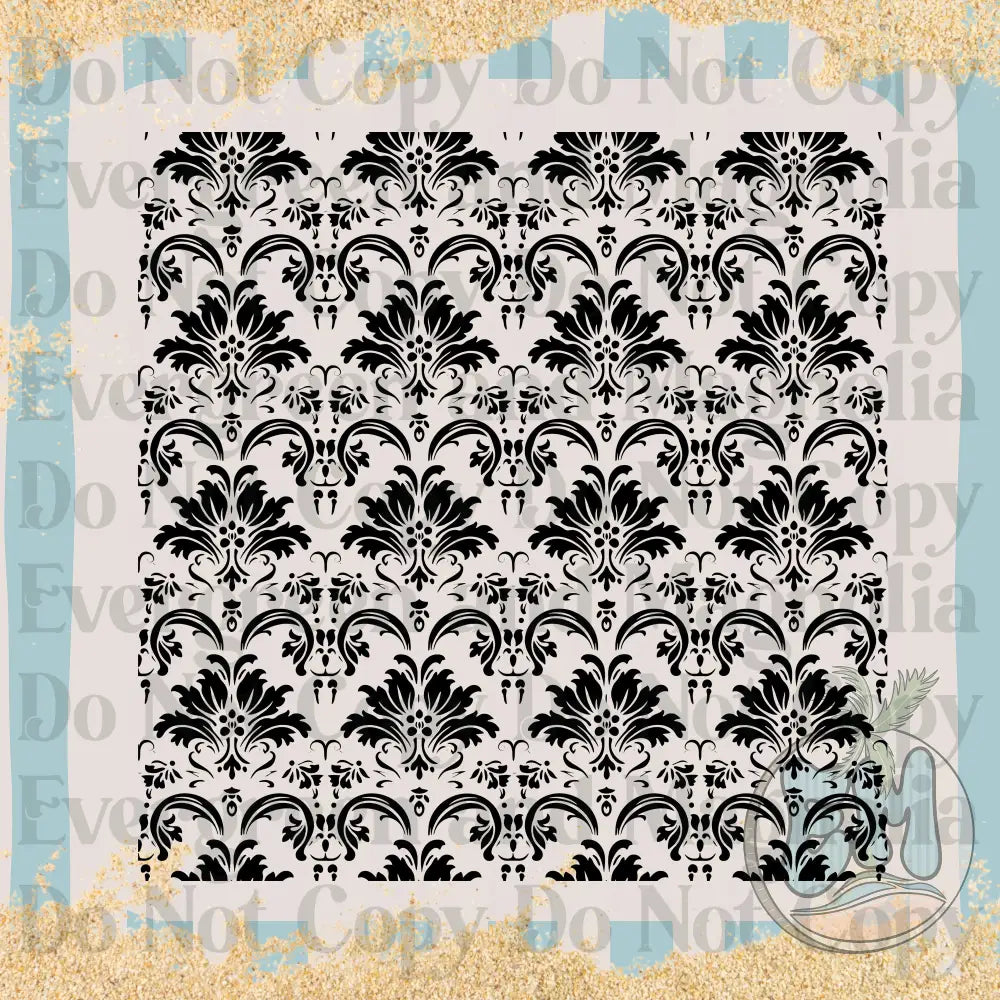 Black filigree