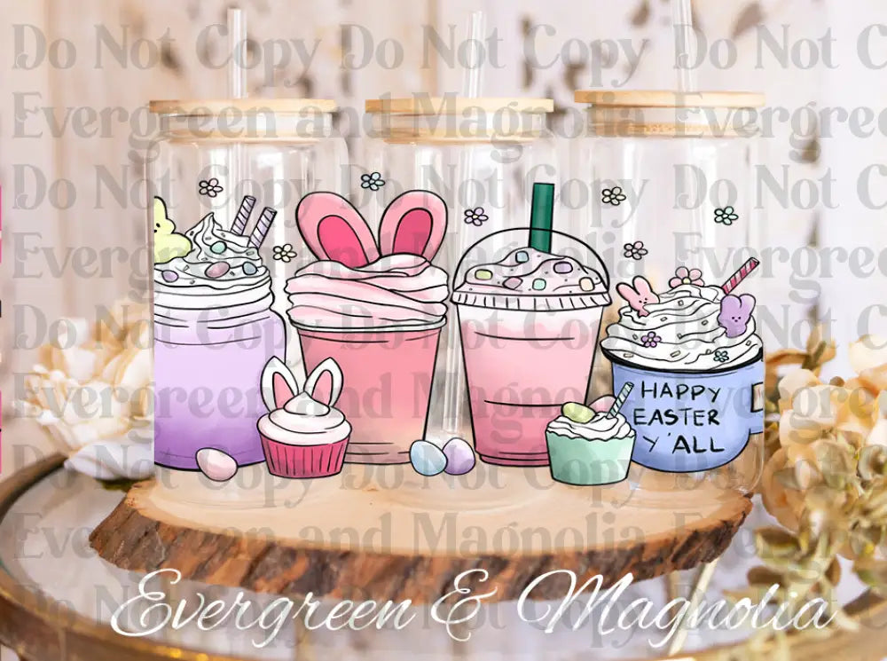 EasterCoffee02 UV DTF print