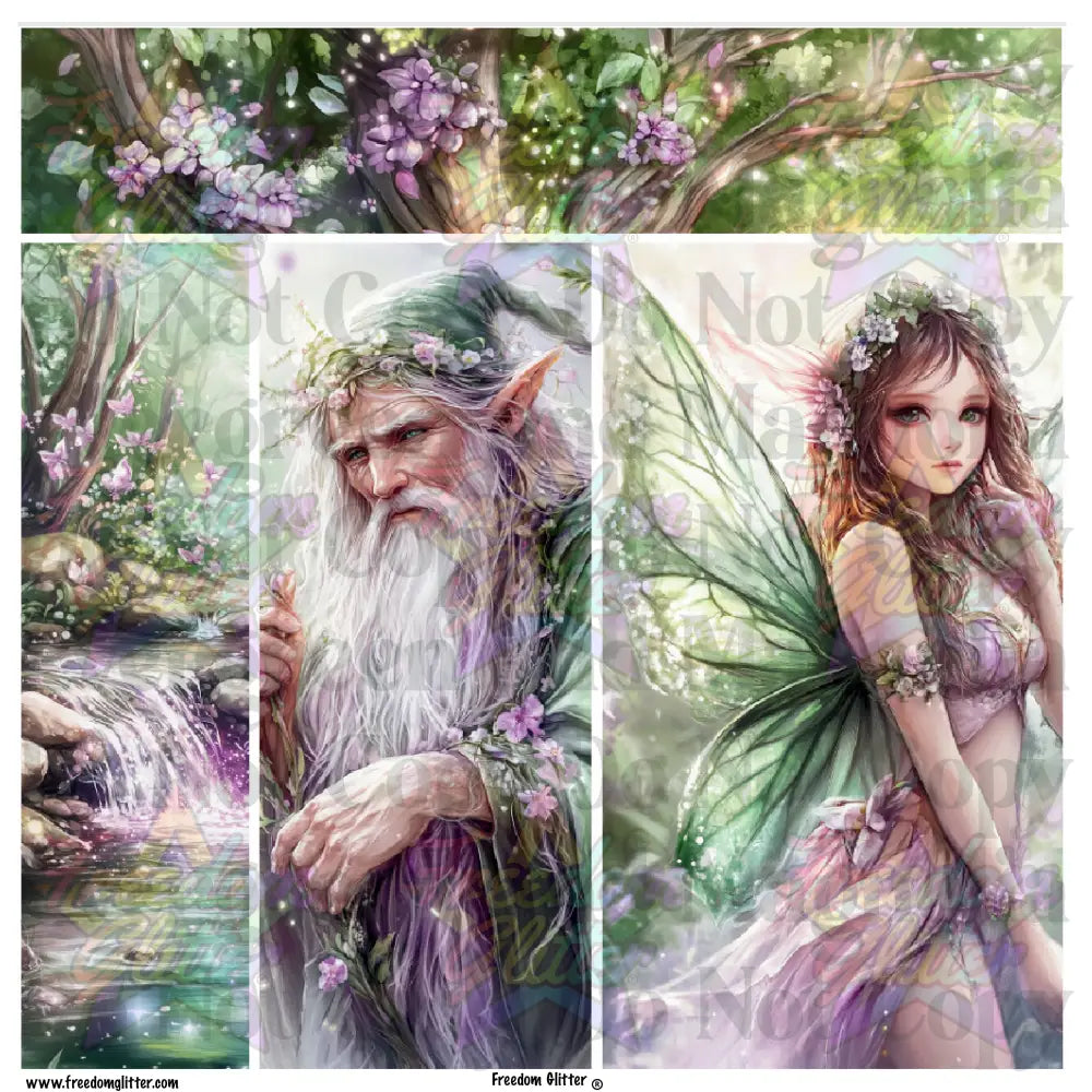 Mixed Image Sheet - Enchanted 1 (Printed Vinyl)