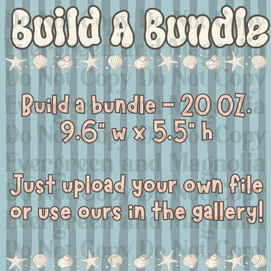 "BUILD A BUNDLE" (20 oz Glass Can wraps) Wholesale
