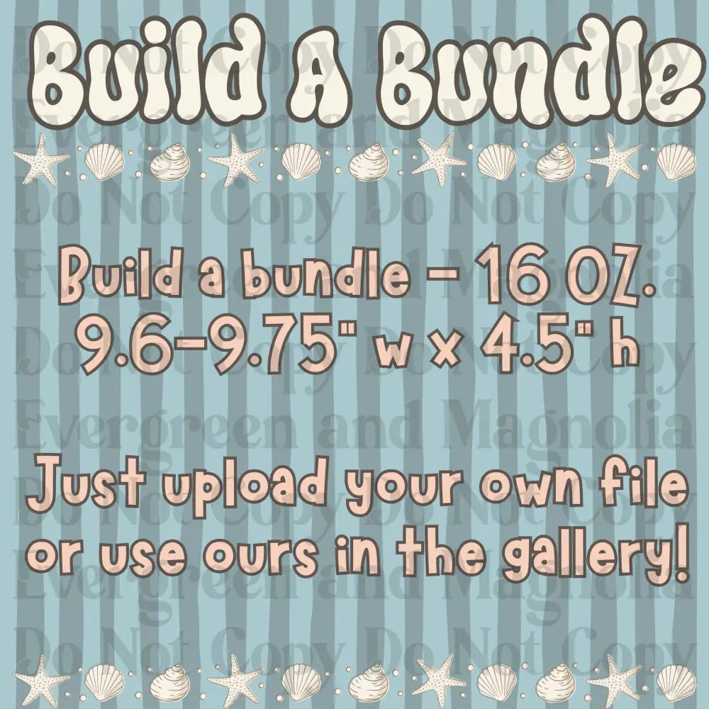 "BUILD A BUNDLE (16 oz Cup wraps) Wholesale