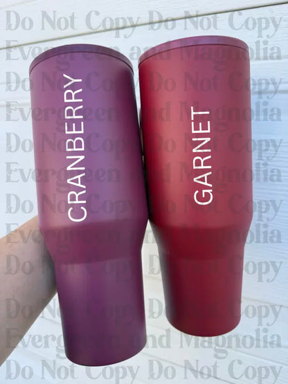 WS - 40oz No Spill Tumblers