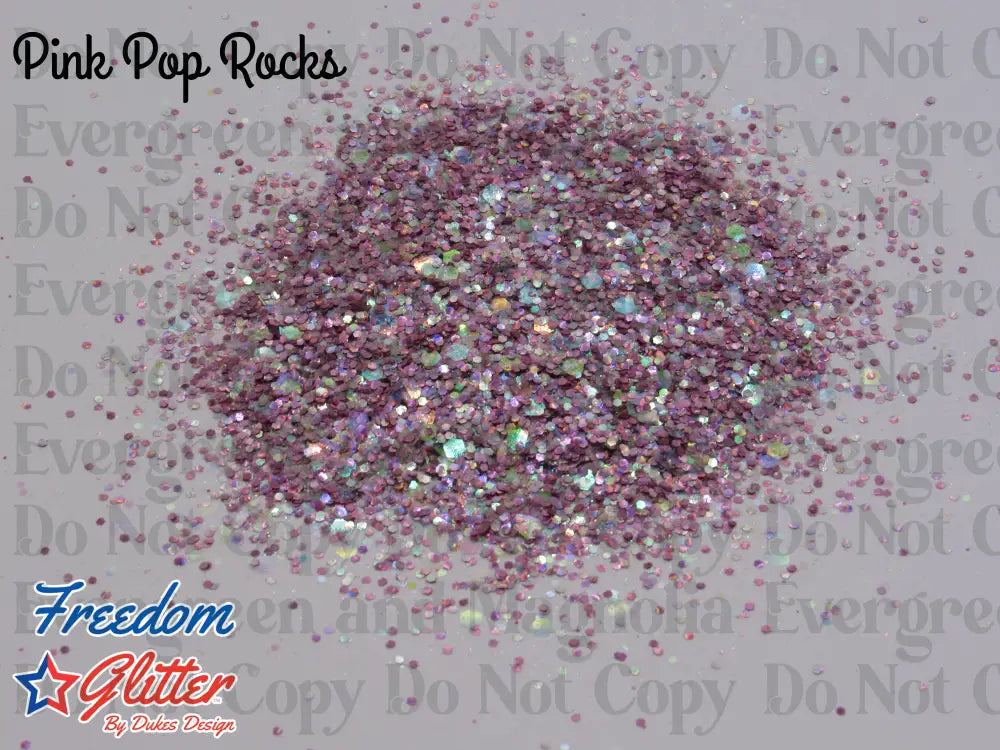 Pink Pop Rocks (Iridescent Holographic Glitter)