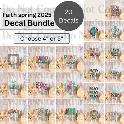 Faith spring 2025 Bundle (20 Decals included)