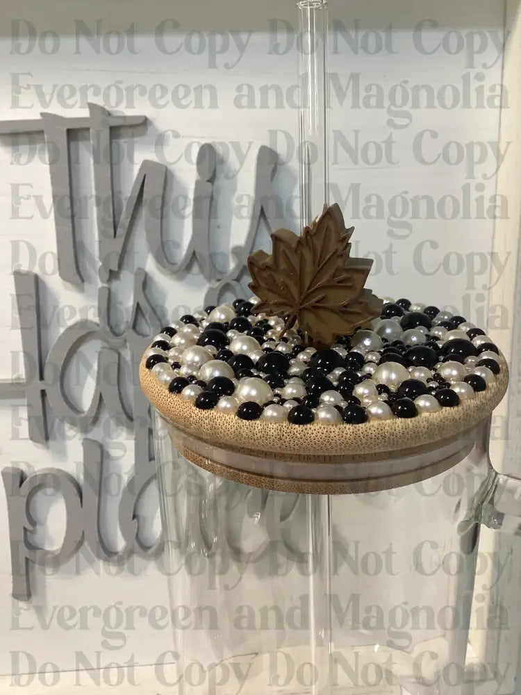 Fall Leaf Straw Topper 10mm