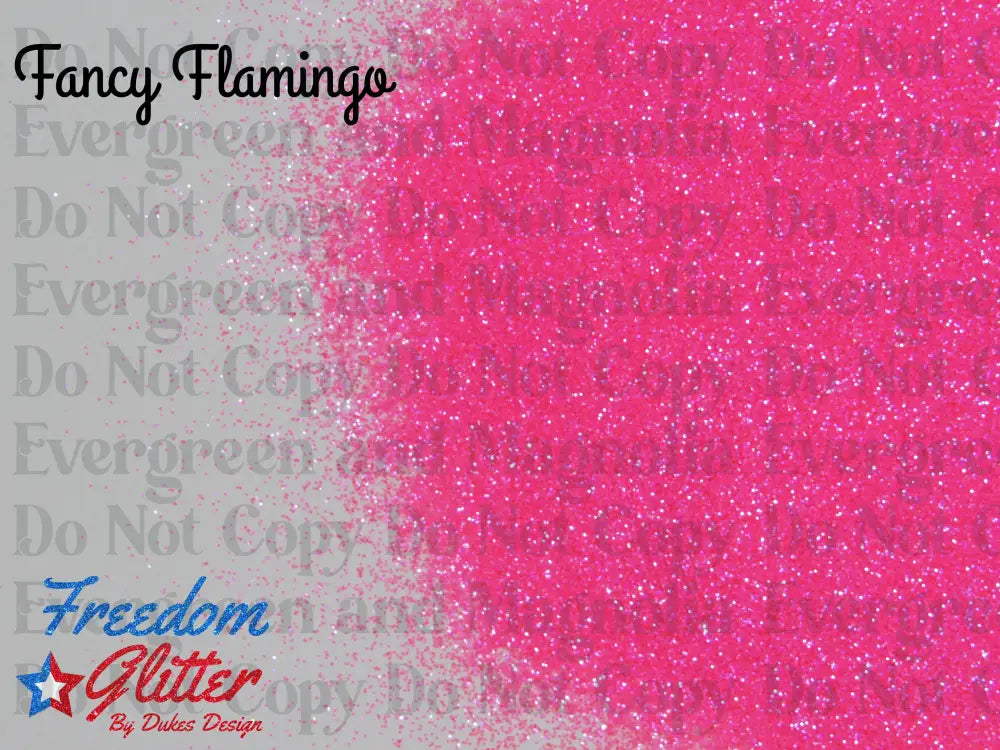 Fancy Flamingo (High Sparkle Iridescent Glitter)