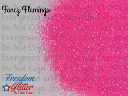 Fancy Flamingo (High Sparkle Iridescent Glitter)