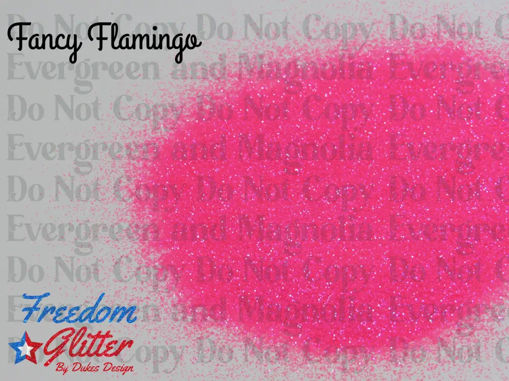 Fancy Flamingo (High Sparkle Iridescent Glitter)