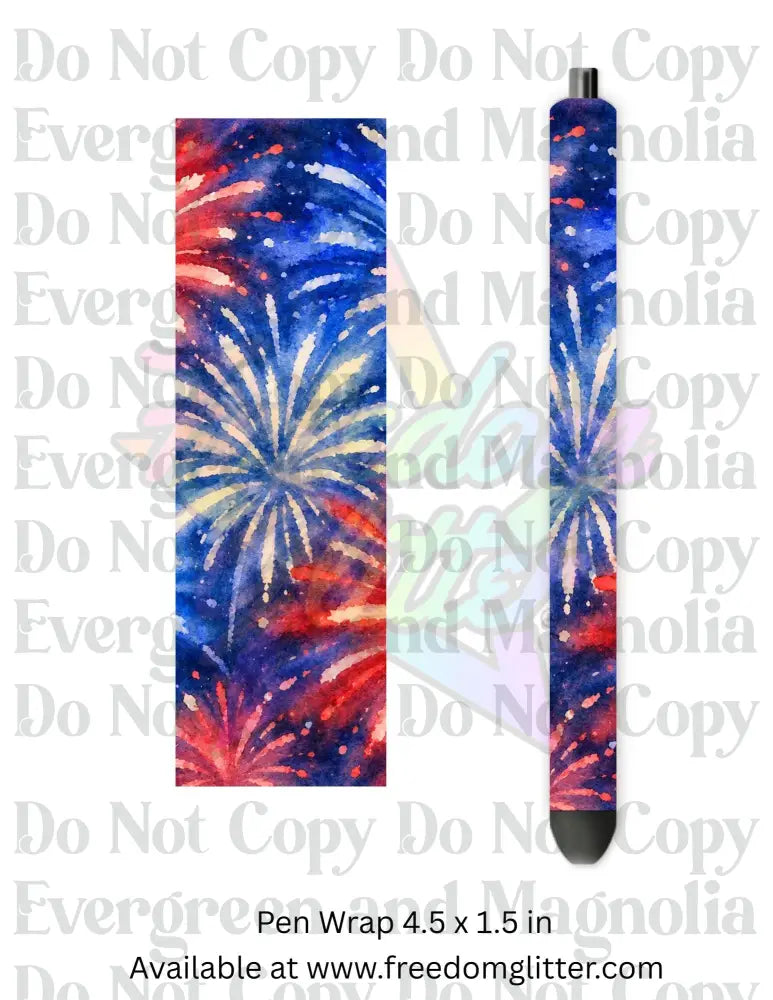 Fireworks Bursts (Printed Vinyl)