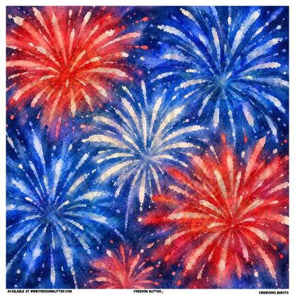Fireworks Bursts (Printed Vinyl)