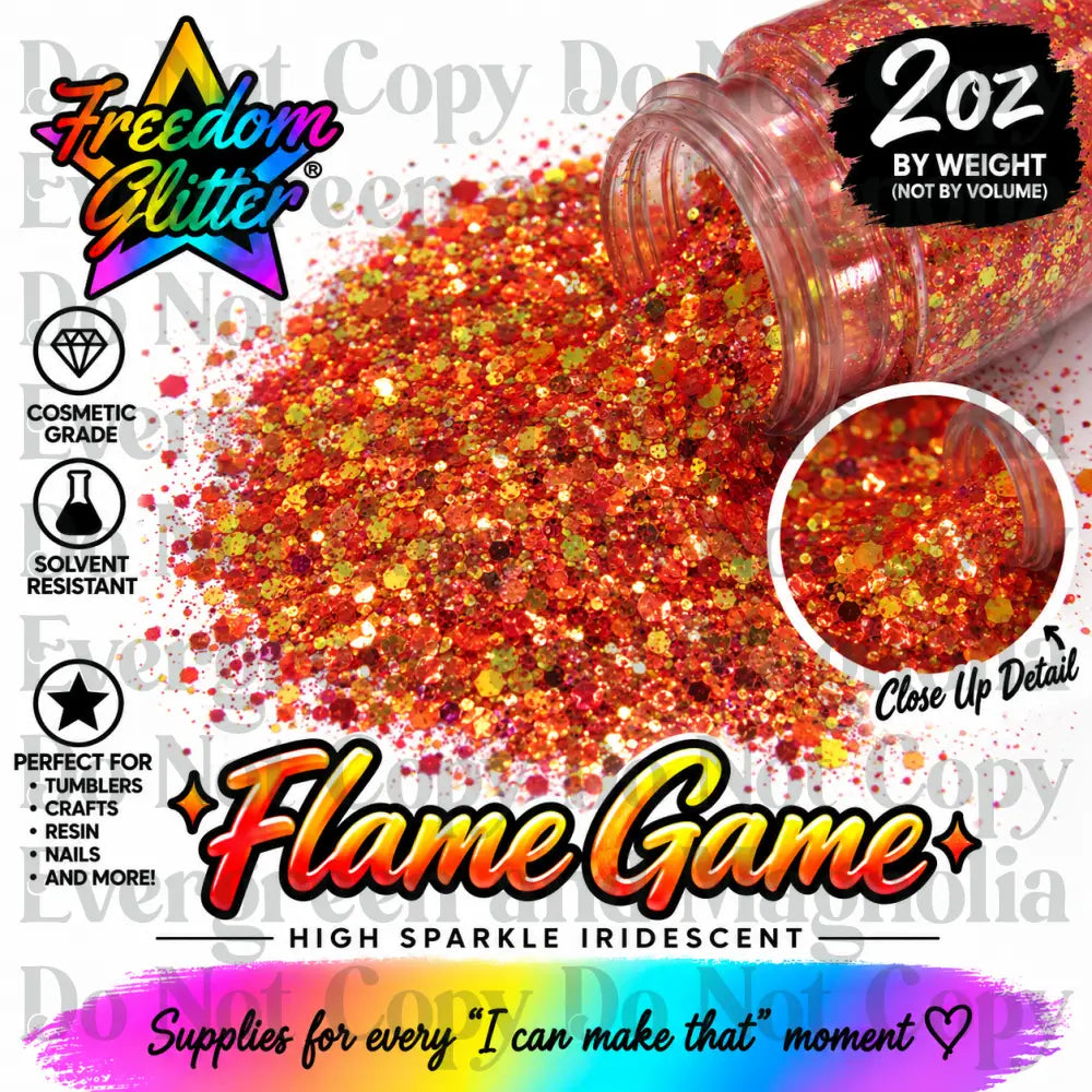 Flame Game (High Sparkle Iridescent)