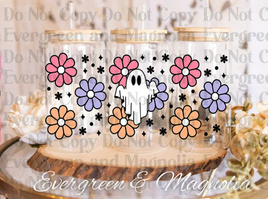 FlowersGhost UV DTF print