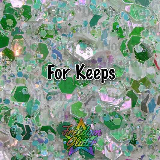 For Keeps (Pearl Iridescent Glitter)