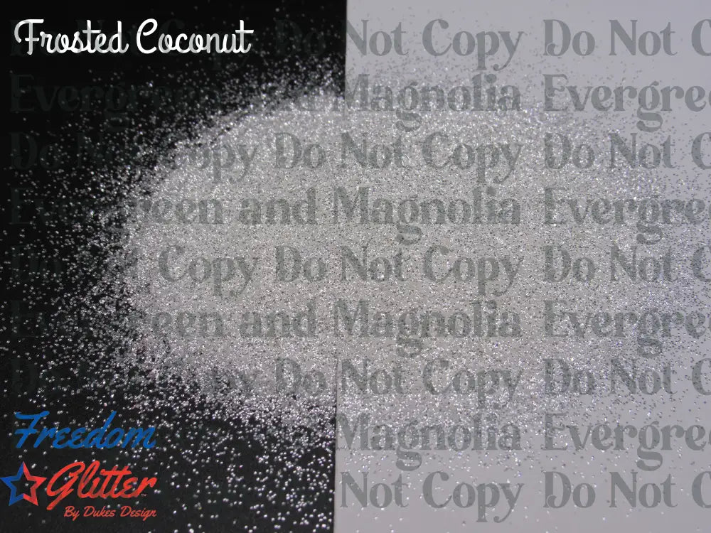 Frosted Coconut (3D Iridescent Glitter)