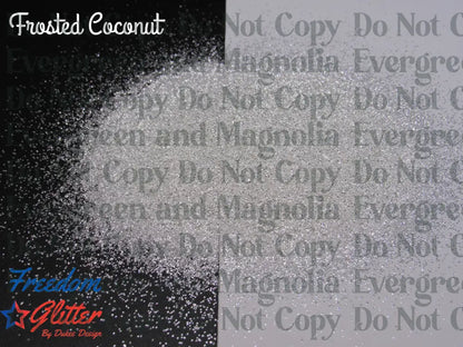 Frosted Coconut (3D Iridescent Glitter)