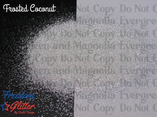 Frosted Coconut (3D Iridescent Glitter)
