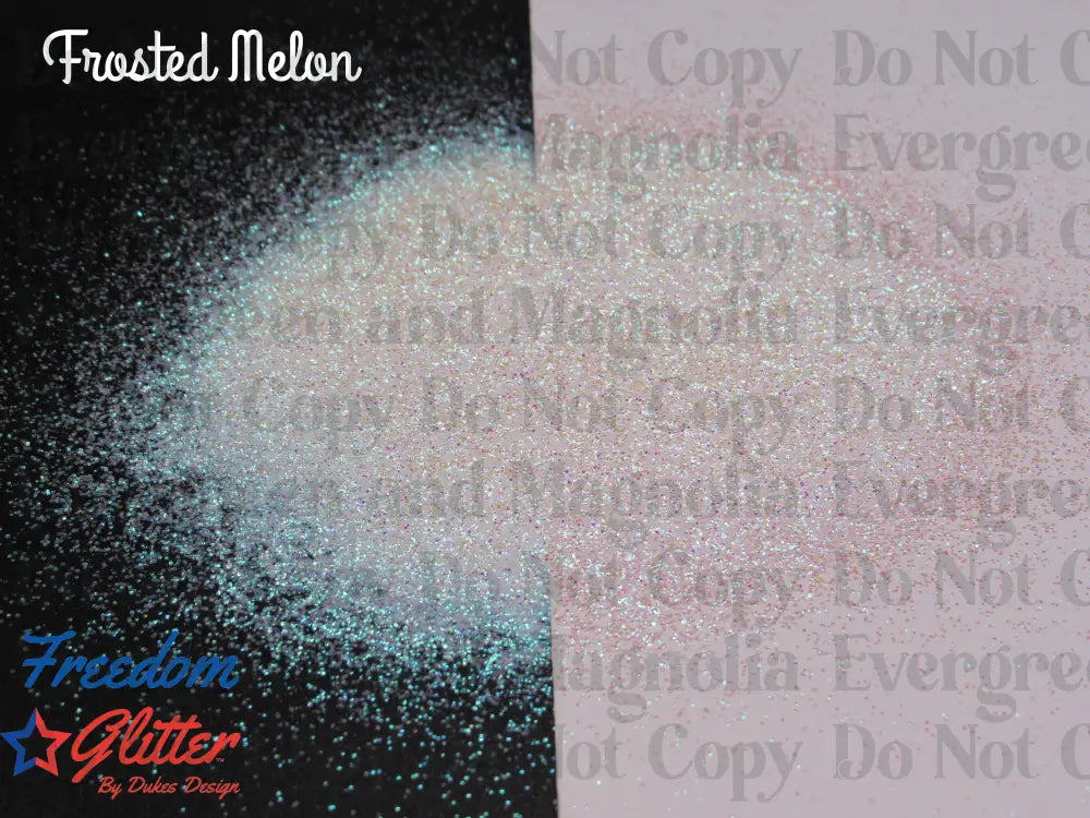 Frosted Melon (3D Iridescent Glitter)
