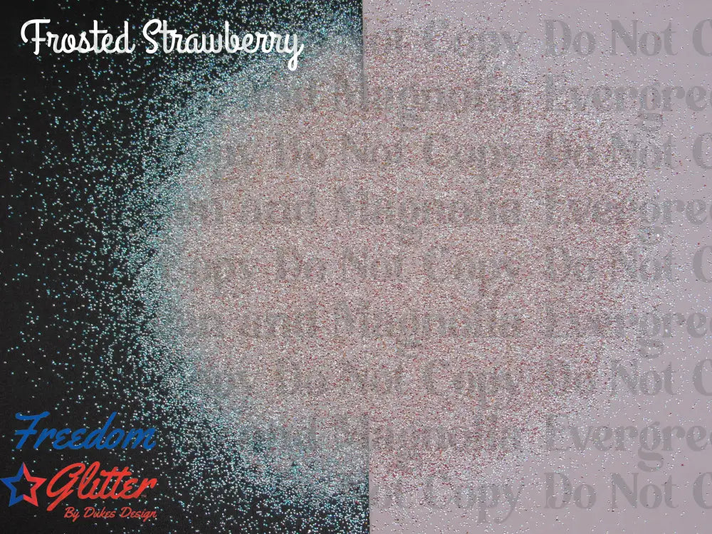 Frosted Strawberry (3D Iridescent Glitter)