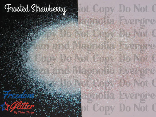 Frosted Strawberry (3D Iridescent Glitter)