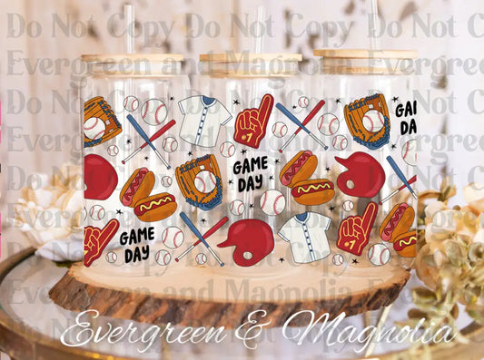 GameDayCup UV DTF print