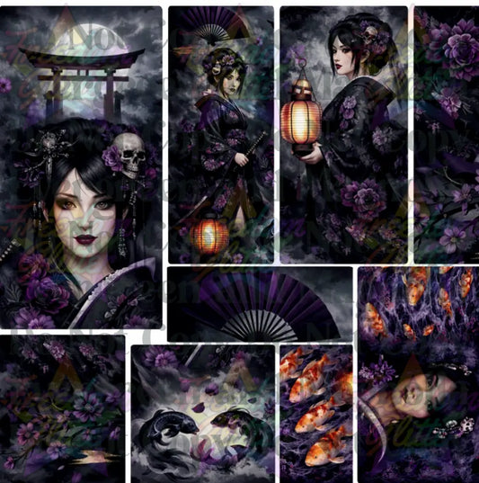 Mixed Image Sheet - Geisha (Printed Vinyl)
